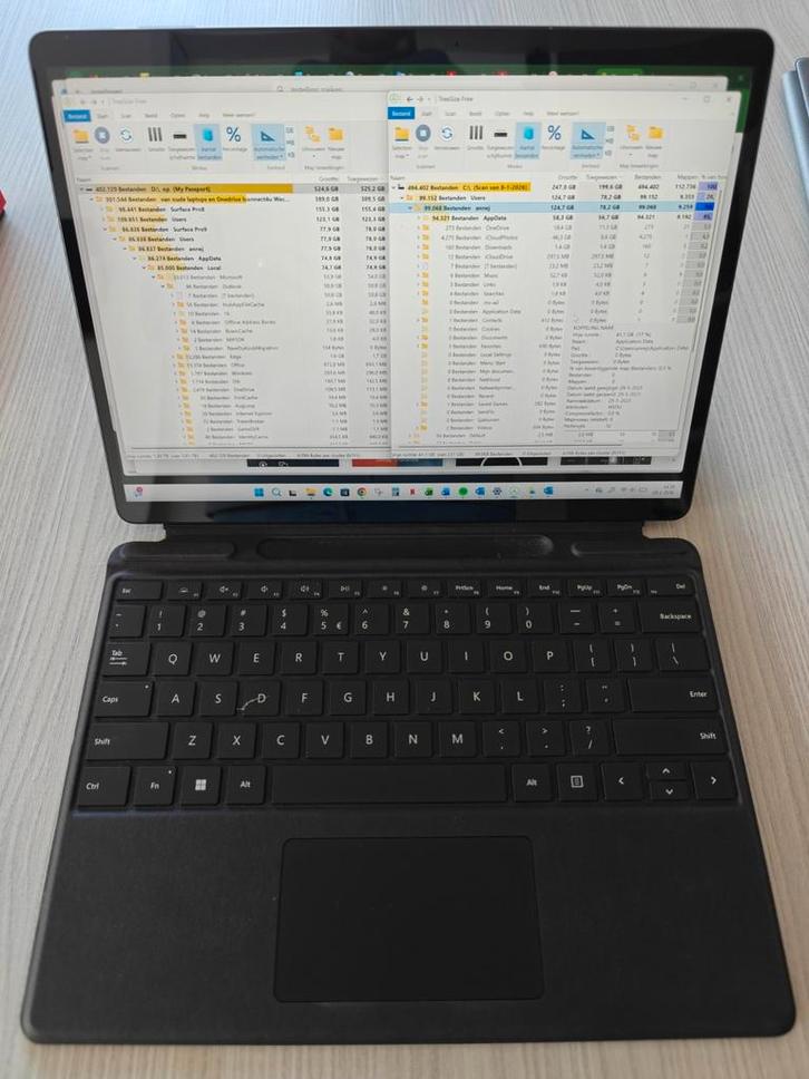 Microsoft surface 9 pro i7, keyboard, slim pen2, Computers en Software, Windows Laptops, Zo goed als nieuw, 13 inch, SSD, Onbekend