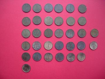 NL Serie centen (Juliana 1948 -1980) incl.(2x) 1966 en 1969 beschikbaar voor biedingen