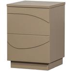 2x WOOOD Essentials Teo nachtkastje grenen mud, Huis en Inrichting, Slaapkamer | Nachtkastjes, Minder dan 45 cm, Nieuw, Ophalen of Verzenden