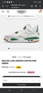 Jordan 4 Retro SB pine green, Kleding | Heren, Schoenen, Overige kleuren, Nieuw, Ophalen of Verzenden, Sneakers of Gympen