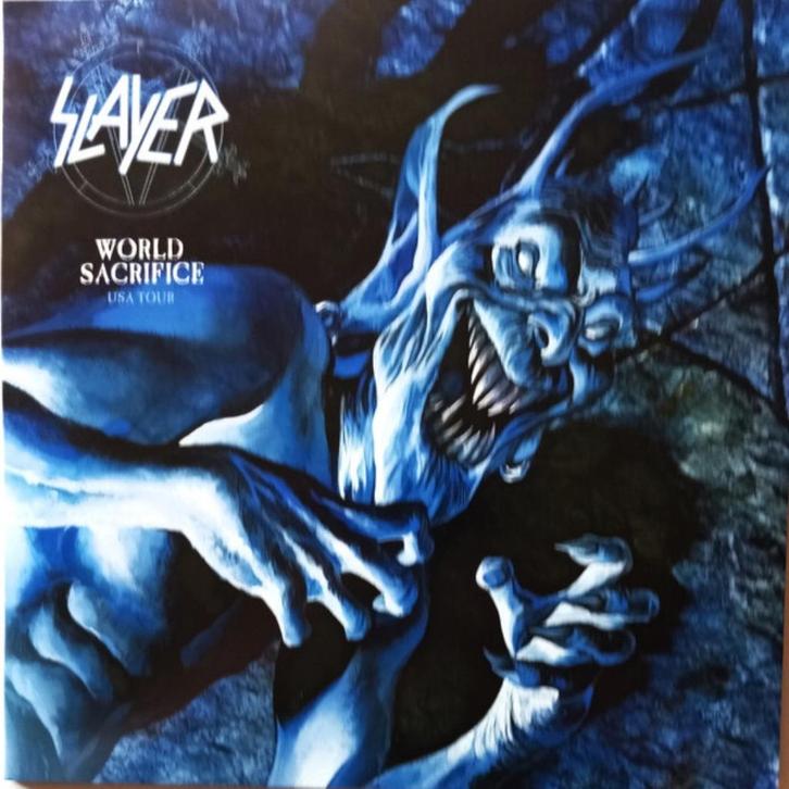 Slayer ‎– World Sacrifice Tour USA Tour 2 lp set  nieuw  new, Cd's en Dvd's, Vinyl | Hardrock en Metal, Nieuw in verpakking, Ophalen of Verzenden