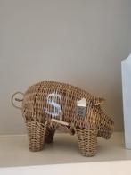 Riviera Maison Spaarvarken Rustic Rattan, Huis en Inrichting, Ophalen of Verzenden, Zo goed als nieuw