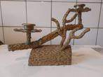Brutalist bomen kandelaar, Overige kleuren, Ophalen of Verzenden, Zo goed als nieuw, Metaal