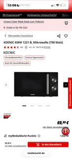 Koenic Magnetron - Perfect voor snelle maaltijden!, Witgoed en Apparatuur, Magnetrons, Ophalen, Gebruikt, Magnetron, Draaiplateau