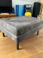 Hocker sissy boy zwart leer als nieuw!, Huis en Inrichting, Banken | Voetenbanken en Poefen, Ophalen, Zo goed als nieuw, Rechthoekig