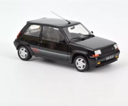 Renault SuperCinq GT Turbo Ph II '89 Zwart 1:18 NOREV 185244, Hobby en Vrije tijd, Modelauto's | 1:18, Nieuw, Auto, Norev, Verzenden
