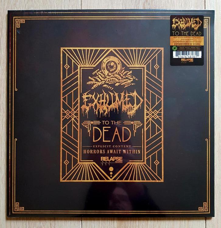 Exhumed - To the dead lp vinyl rock death metal grindcore, Cd's en Dvd's, Vinyl | Hardrock en Metal, Nieuw in verpakking, Ophalen of Verzenden