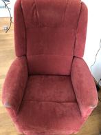 relax/sta op stoel, Huis en Inrichting, Fauteuils, Ophalen, Rood, Gebruikt, 75 tot 100 cm
