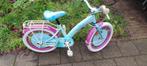 Frozen kinderfiets Disney 18 inch, Fietsen en Brommers, Fietsen | Kinderfietsjes, Ophalen, Gebruikt, 16 tot 20 inch, Zijwieltjes