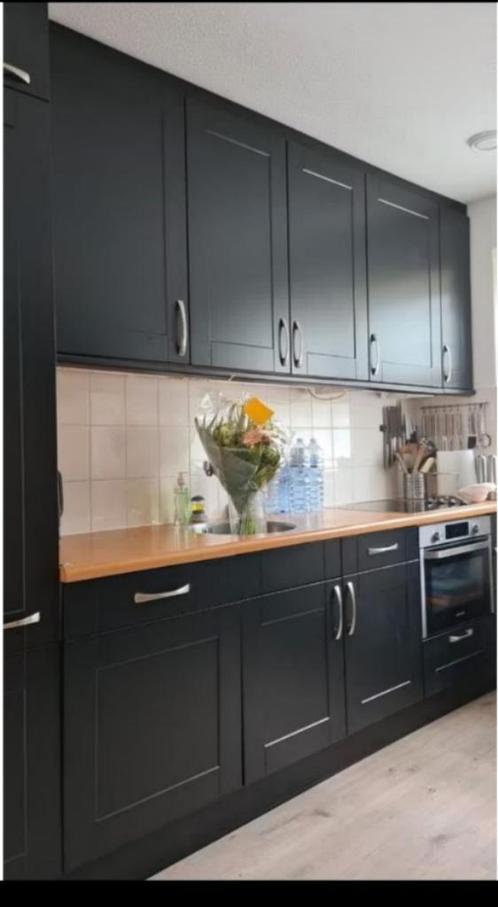 Aanrechtblad incl spoelbak 251 CM met kraan en kookplaat, Huis en Inrichting, Keuken | Complete keukens, Enkelwandige keuken, Ophalen