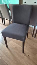 zes mobitec eetkamerstoelen, Huis en Inrichting, Ophalen, Gebruikt, Bruin, Stof