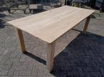 Tafel eiken, Huis en Inrichting, Ophalen, Gebruikt, Eikenhout, Vijf personen of meer