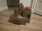 kasteel & huis vakwerk huisje playmobil vintage kasteel fort, Ophalen of Verzenden, Gebruikt