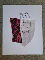 Kunst zeefdruk Marien Bakker, Ophalen