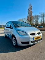 Mitsubishi Colt 1.3 CZ5 Airco Lage km NAP, Auto's, Stof, Zwart, Blauw, Origineel Nederlands