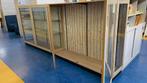2 Vitrinekasten - 190x50x152 cm, Ophalen, Gebruikt, 50 tot 100 cm, 150 tot 200 cm