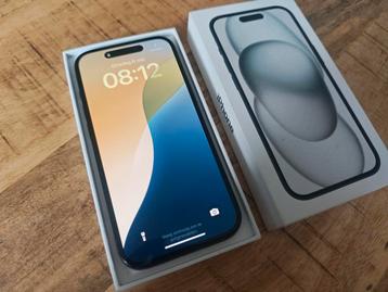 iPhone 15 Zwart – 128GB | Garantie t/m 07-2025 | Inruil ✨ beschikbaar voor biedingen