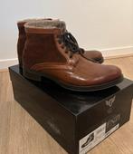 Lorenzi-  veterboot bruin/cognac | maat 41, Bruin, Boots, Ophalen of Verzenden, Zo goed als nieuw