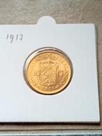 Gouden 10 Gulden 1917 - Wilhelmina, Postzegels en Munten, Munten | Nederland, Ophalen of Verzenden, Koningin Wilhelmina, 10 gulden