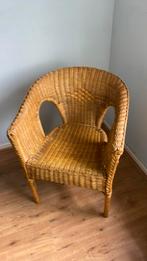 Rieten / rotan stoel, Ophalen, Gebruikt, Bruin, Riet of Rotan