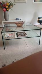 Milano glazen salontafel 80x80cm, Huis en Inrichting, Tafels | Sidetables, Ophalen, 50 tot 100 cm, 75 cm of meer, Vierkant