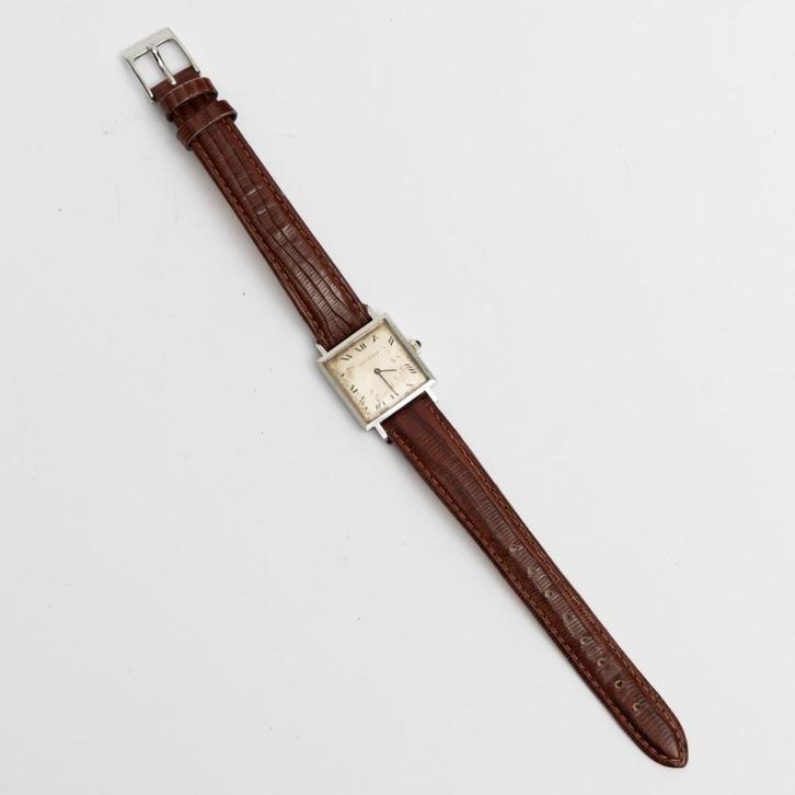 Vintage jaeger lecoultre polshorloge, Sieraden, Tassen en Uiterlijk, Horloges | Heren, Gebruikt, Polshorloge, Overige merken, Staal