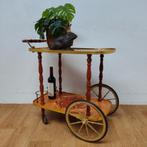 Vintage barcart drankenkar trolley butlerwagen bijzettafel, Huis en Inrichting, Tafels | Bijzettafels, Valkenswaard, Gebruikt
