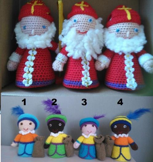 gehaakte sinterklazen en pieten, handgehaakt, nieuw, Diversen, Sinterklaas, Nieuw, Ophalen