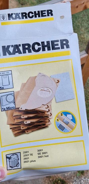 Kärcher Stofzuigerzakken - 3 x beschikbaar voor biedingen