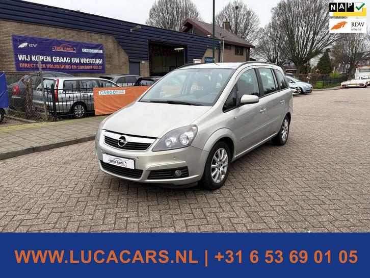 Opel Zafira 1.6 Temptation 7p NIEUWE APK!, Auto's, Opel, Bedrijf, Te koop, Zafira, ABS, Airbags, Airconditioning, Boordcomputer