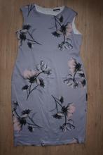 Grijze Jurk Bloemprint M&S Collection (48), Maat 46/48 (XL) of groter, Ophalen of Verzenden, Knielengte, Grijs