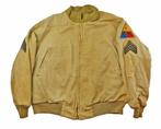 WW2 US army reinforced tanker jacket 1st armored division, Verzenden, Landmacht, Amerika, Kleding of Schoenen