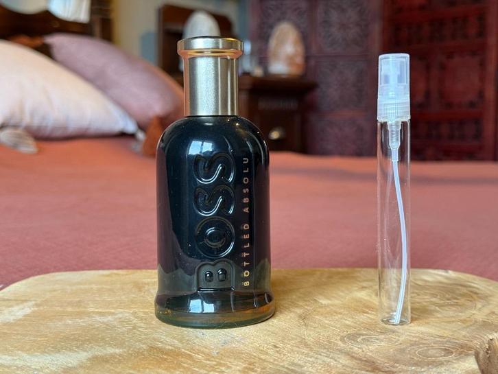 Hugo Boss - Boss bottled absolu sample/decant, Sieraden, Tassen en Uiterlijk, Uiterlijk | Parfum, Zo goed als nieuw, Ophalen of Verzenden