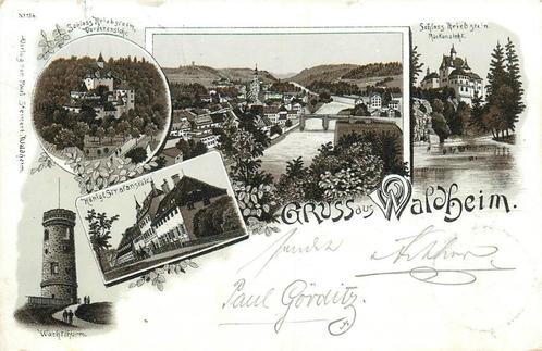 (701-243-015) Waldheim Litho, Verzamelen, Ansichtkaarten | Buitenland, Duitsland, Verzenden