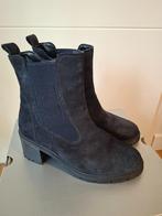 Gabor suède enkellaarzen - 38,5, Blauw, Lage of Enkellaarzen, Gabor, Ophalen of Verzenden