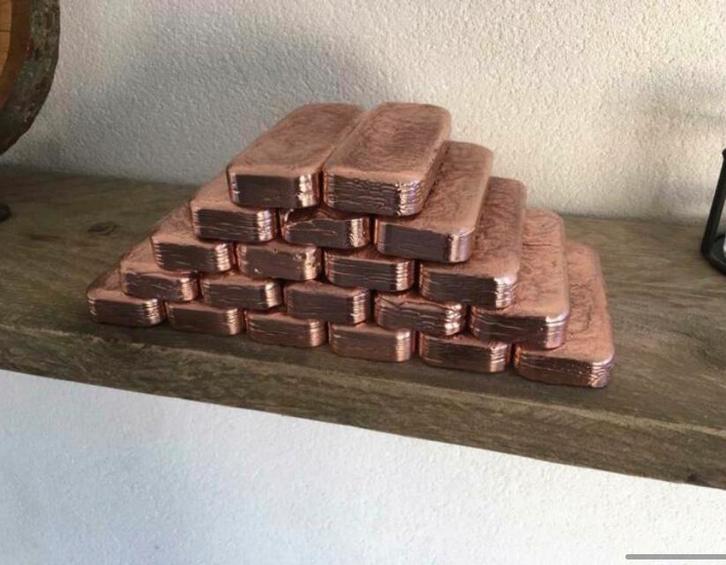 Metalen smelten en gieten, Postzegels en Munten, Edelmetalen en Baren, Koper, Ophalen of Verzenden