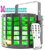 LED licht effect, Radical LED Derby met Laser, DMX, 2in1, Kleur, Nieuw, Info@marbeco.nl, BeamZ