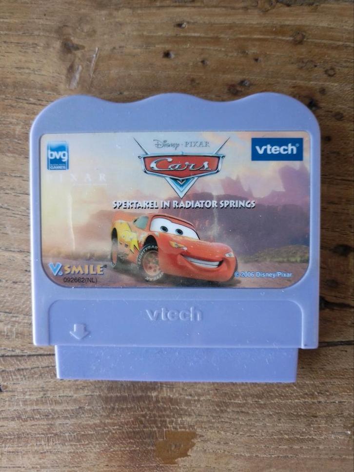 VTech V.Smile Cars spel, Spelcomputers en Games, Games | Overige, Gebruikt, Puzzel en Educatief, 1 speler, Vanaf 3 jaar, Ophalen of Verzenden