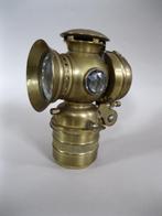 Antieke koperen carbid lamp voor de fiets W.B., Ophalen of Verzenden
