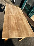 Nieuwe massief eiken eetkamertafel, Huis en Inrichting, Tafels | Eettafels, Ophalen, Eikenhout, Nieuw, 50 tot 100 cm