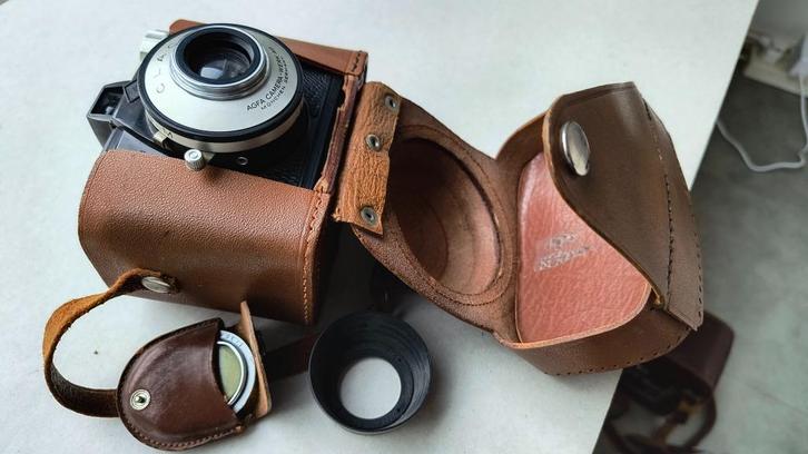Boxcamera jaren 50, Audio, Tv en Foto, Fotocamera's Analoog, Gebruikt, Compact, Overige Merken, Ophalen of Verzenden