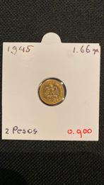 Mexicaanse 2 pesos en 5 pesos goud, Ophalen of Verzenden, Zuid-Amerika, Losse munt, Goud