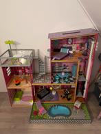 Kidkraft barbiehuis nieuwstaat compleet met accessoires, Ophalen, Zo goed als nieuw, Poppenhuis