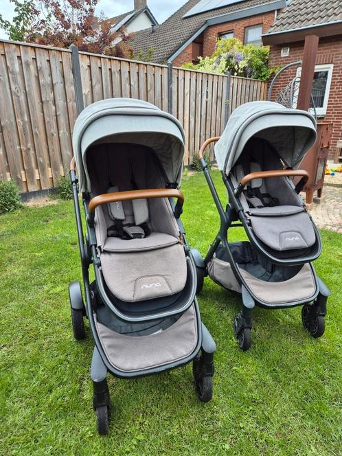 Tweeling kinderwagens Nuna demi grow Oxford en Pipa next 2x, Kinderen en Baby's, Kinderwagens en Combinaties, Zo goed als nieuw