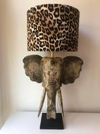 Lampenvoet olifant, Huis en Inrichting, Lampen | Tafellampen, Minder dan 50 cm, Zo goed als nieuw, Hout, Ophalen