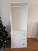 IKEA HAUGA Hoge kast met 3 lades - Wit, Ophalen, Gebruikt, 50 tot 100 cm, 3 of 4 laden