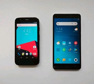 2x telefoon (Xiaomi Redmi Note 4 + Motorola Moto G) beschikbaar voor biedingen