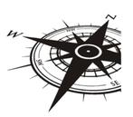 auto bus camper caravan sticker liggende windroos, The River House, Info@theriverhouse.nl, Nieuw, Ophalen of Verzenden