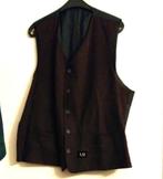 GILET Spencer gillet Paars Bordeauxrood zwart 58 XL - XXL, Kleding | Heren, Kostuums en Colberts, Verzenden, Zo goed als nieuw