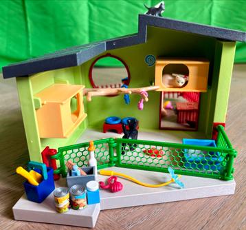 Playmobil Kattenhuis - kattenopvang beschikbaar voor biedingen
